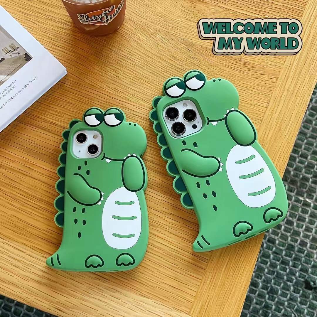 Thickened Anti-fall Applicable Mobile Phone Case Dinosaur Phone Case Cartoon Silicone Case Thickened Anti-fall Applicable Mobile Phone Case Dinosaur Phone Case Cartoon Silicone Case